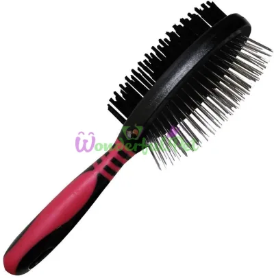 Double-Sided Comb-Brush, Medium, 6×20.5 cm, 3-pack