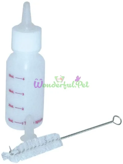 Medical Feeding Bottle with Brush, 56 g