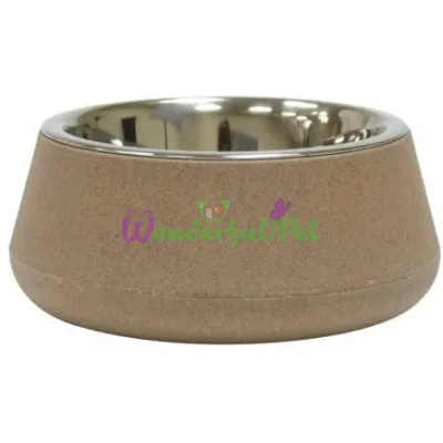 Миска CROCI Bamboo, бамбуковое волокно, нерж., бежевая, 0,8 л, 17 см