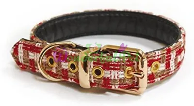 KALIKA TEXTURE Collar, Faux Leather, 2×40 cm