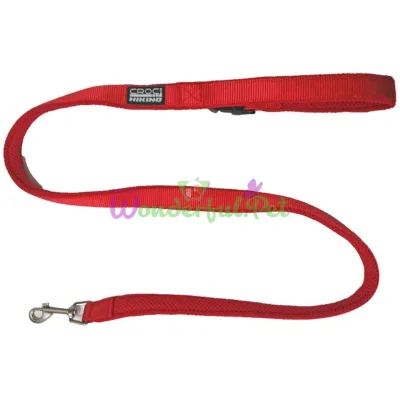 Поводок HIKING REFLECTIVE, красный, нейлон, 2х120см