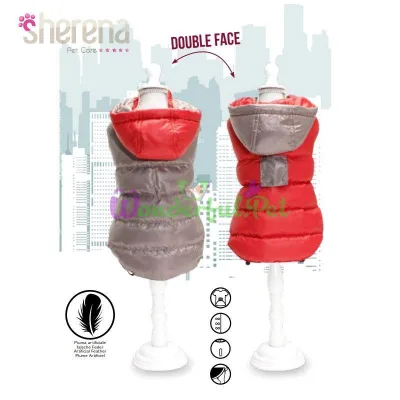 Жилет утепленный для животных Croci TWOSIDES RED красный 20 см