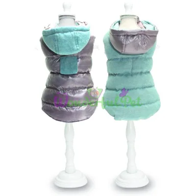 Жилет утепленный для животных Croci TWOSIDES GREY серый 25 см