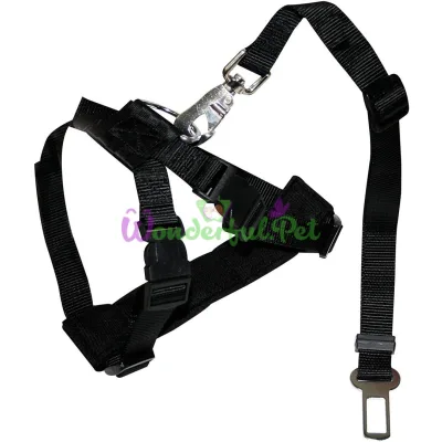 Шлея безопасности Harness Safety Belt, черная, XS, 20-50 см