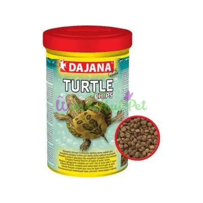 TURTLE CHIPS (1000мл 400гр) Корм для для водних черепах ,мистит.цеолит д змен.забруд.води (6шт уп)