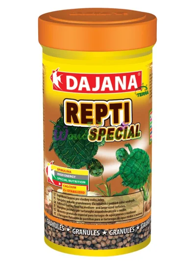 REPTI Special (250мл 110гр) Доп. корм для водяних черепах зі спірулиною. (6шт уп)