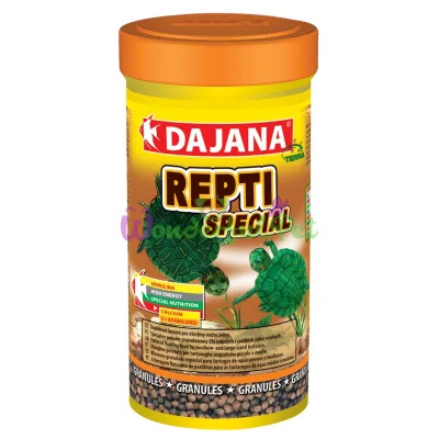 REPTI Special (250мл 110гр) Доп. корм для водяних черепах со спирулиною. (6шт уп)