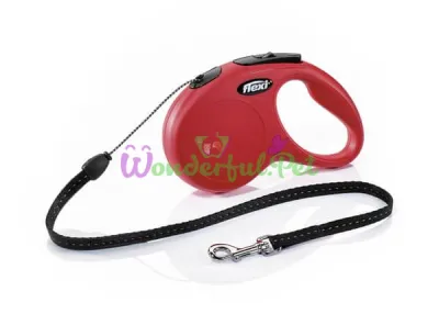 Рулетка FLEXI Classic S, 5 м, до 12 кг, шнур, червона 2504