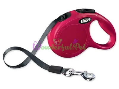 Рулетка FLEXI Classic XS, 3 м, до 12 кг, лента, красная (3105) (12 шт кор)