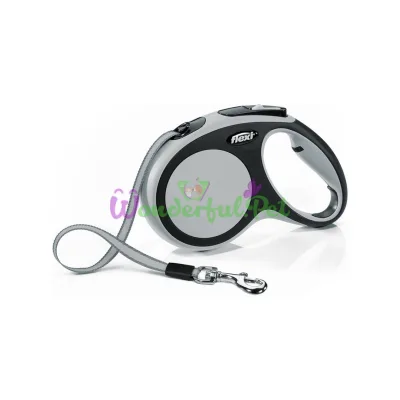 Рулетка FLEXI New Comfort L, 8м, до 50кг, лента, серая 8438