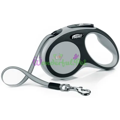Рулетка FLEXI New Comfort S, 5м, до 15кг, лента, серая 8131