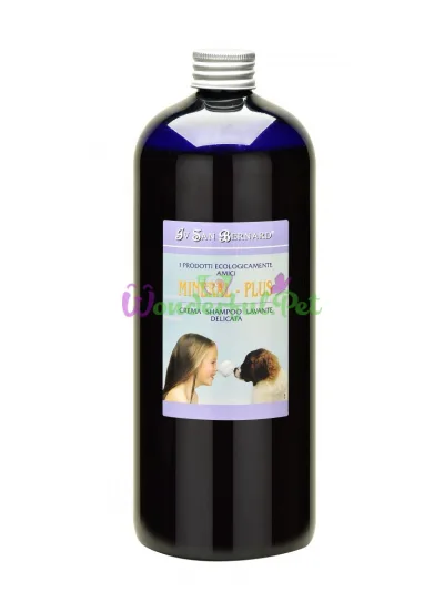 Шампунь Iv San Bernard Mineral Plus Cream (кіт, собака), для запаленої шкіри, 1 л (6 шт уп)