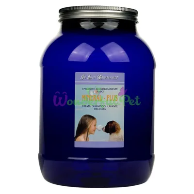 Шампунь Iv San Bernard Mineral Plus Cream (кот собака), для запаленнои шкири , 3л ( 2 шт уп)