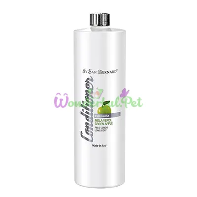 Кондиционер Iv San Bernard Apple SLS FREE кот собака , длинная шерсть, придает блеск, с яблоком, 1л