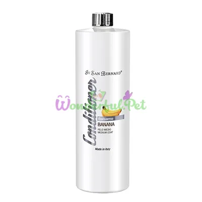 Кондиционер Iv San Bernard Banana SLS FREE кот собака , средняя шерсть, смягчающий., аром. банана, 1л