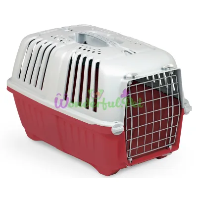 Переноска MPS 2 PRATIKO 1 METAL RED 48x31.5x33 см