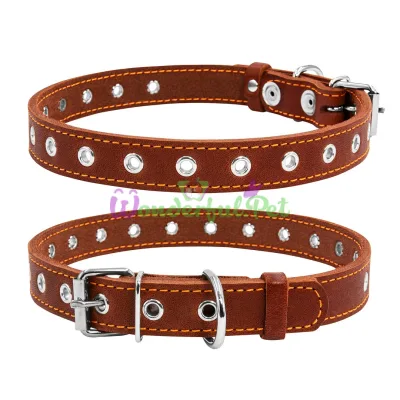 CoLLaR Adjustable Dog Collar 20 mm, 50 cm, Brown