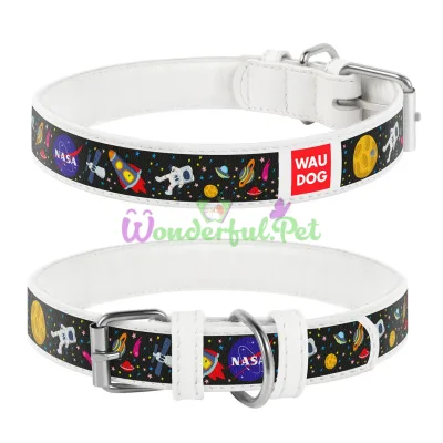 ΠΡΠ΅ΠΉΠ½ΠΈΠΊ Waudog Printed Ρ ΡΠΈΡΡΠ½ΠΊΠΎΠΌ NASA, ΠΏΡΠ΅ΠΌΠΈΡΠΌ ΠΊΠΎΠΆΠ°, ΠΌΠ΅ΡΠ°Π»Π»ΠΈΡΠ΅ΡΠΊΠ°Ρ ΠΏΡΡΠΆΠΊΠ°, 25 ΠΌΠΌ Ρ
37 ΡΠΌ, Π±Π΅Π»ΡΠΉ