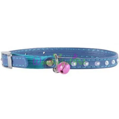 ΠΡΠ΅ΠΉΠ½ΠΈΠΊ Waudog Glamour Ρ ΡΠ΅Π·ΠΈΠ½ΠΊΠΎΠΉ, ΠΊΠ»Π΅Π΅Π²ΡΠ΅ ΡΡΡΠ°Π·Ρ, Π΄Π»Ρ ΠΊΠΎΡΠΎΠ², ΡΠΈΡΠΈΠ½Π° 9 ΠΌΠΌ, Π΄Π»ΠΈΠ½Π° 22-30 ΡΠΌ, Π³ΠΎΠ»ΡΠ±ΠΎΠΉ