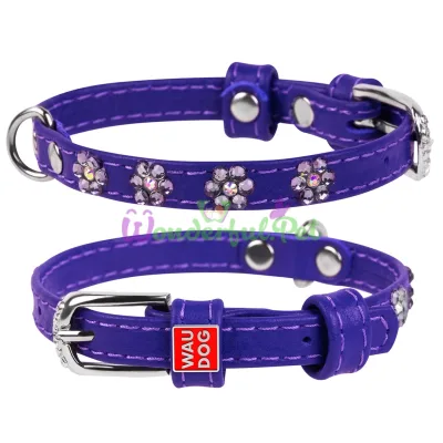 ΠΡΠ΅ΠΉΠ½ΠΈΠΊ Waudog Glamour Ρ ΠΊΠ»Π΅Π΅Π²ΡΠΌΠΈ ΡΡΡΠ°Π·Π°ΠΌΠΈ Π¦Π²Π΅ΡΠΎΡΠ΅ΠΊ, ΡΠΈΡΠΈΠ½Π° 9 ΠΌΠΌ, Π΄Π»ΠΈΠ½Π° 19-25 ΡΠΌ, ΡΠΈΠΎΠ»Π΅ΡΠΎΠ²ΡΠΉ