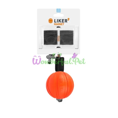 Мячик LIKER MAGNET для собак Оранжевый 9 см