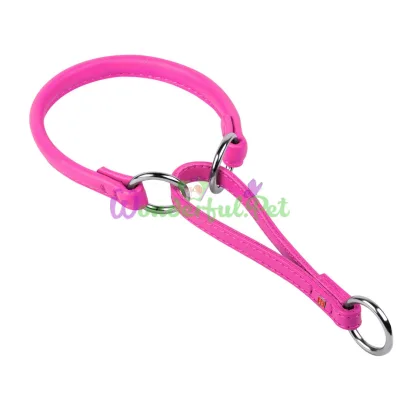 Ошейник-удавка Waudog Glamour для собак 10 мм, 50 см, розовый