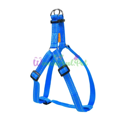 Нейлоновая шлея Dog Extreme для собак, регулирующая, 25 мм, 60-90 см, голубая