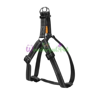 Dog Extreme Adjustable Nylon Harness for Dogs, 20 mm, 50-80 cm, Black