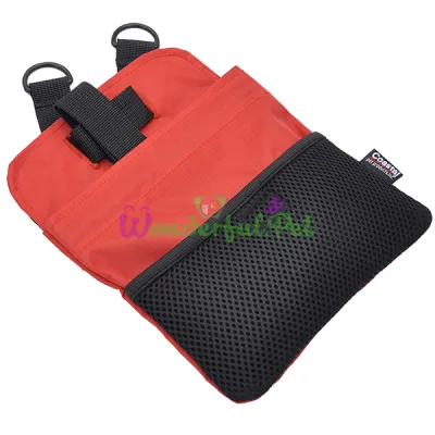 Сумка для лакомств Coastal Multi-Function Treat Bag при обучении и тренировки собак, красная, 17.5×22.5 см