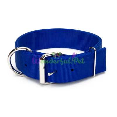 Ошейник двойной Coastal Macho Dog для собак, синий, 4.5×70 см