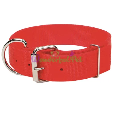 Ошейник двойной Coastal Macho Dog для собак, красный, 4.5×61 см