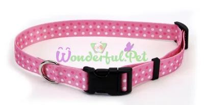 Ошейник Coastal Pet Attire Style для собак, розовая точка, 2×35-50 см