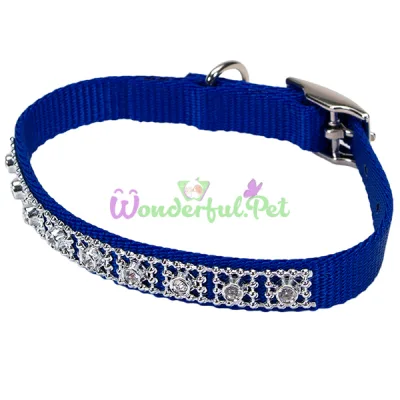 Ошейник Coastal Jeweled для собак, синий, 1×25 см