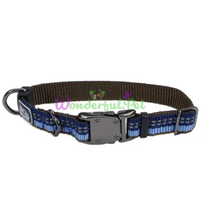 Нейлоновый ошейник Coastal K9 Explorer для собак, синий, 1.6×20-30 см
