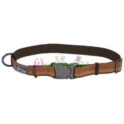 Нейлоновый ошейник Coastal K9 Explorer для собак, оранжевый, 2.5×45-65 см