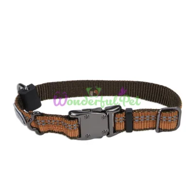Нейлоновый ошейник Coastal K9 Explorer для собак, оранжевый, 1.6×20-30 см
