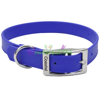 Водонепроницаемый ошейник Coastal Fashion Waterproof Dog Collar для собак, синий, 1.9×43 см