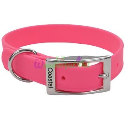 Водонепроницаемый ошейник Coastal Fashion Waterproof Dog Collar для собак, розовый, 1.9×43 см