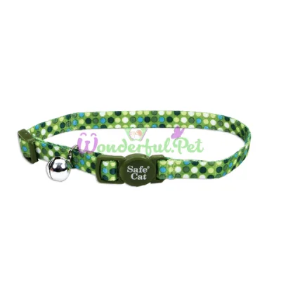 Ошейник Coastal Litl Pals Safe Cat для котят, зеленый, 0.8×20 см