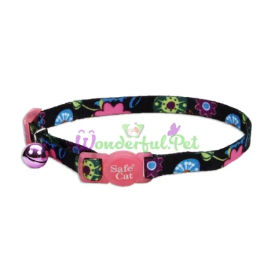 Ошейник Coastal Litl Pals Safe Cat для котят, дикие цветы, 0.8×20 см