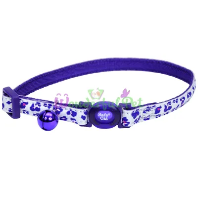 Безопасный ошейник Coastal Fashion Safe Cat Collar для кошек, светящийся, синий, 1×20-30 см