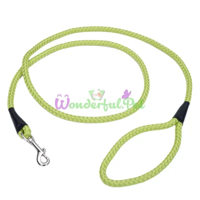 ΠΠΎΠ²ΠΎΠ΄ΠΎΠΊ Coastal Rope Dog Leash Π΄Π»Ρ ΡΠΎΠ±Π°ΠΊ, ΠΊΡΡΠ³Π»ΡΠΉ, Π»ΠΈΠΌΠΎΠ½Π½ΡΠΉ, 1.8 ΠΌ