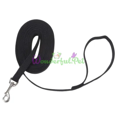 Поводок Coastal Cotton Web Training Leash для собак, котон, черный, 1×3 м