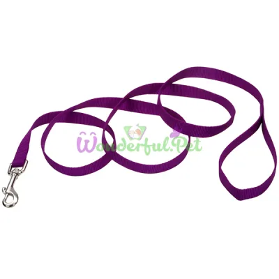Нейлоновый поводок Coastal Nylon Training для собак, пурпурный, 2.5×1.8 м