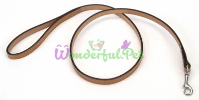 Кожаный поводок Coastal Circle-T для собак, коричнево-красный, 2.5×1.2 м
