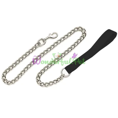 Поводок-цепочка Coastal Titan Chain Dog Leash для собак, черный, 10 мм×1.2 м