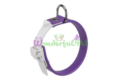 Эластичный ошейник с системой регулировки Ferplast Ergoflex C15 22 Purple для собак A: 18÷22 см B: 15 мм