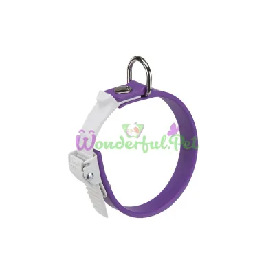 Эластичный ошейник с системой регулировки Ferplast Ergoflex C15 22 Purple для собак A: 18÷22 см B: 15 мм