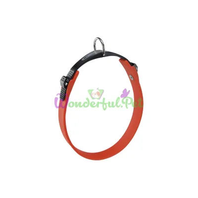 Эластичный ошейник с системой микро регулировки Ferplast Ergoflex C28 60 Orange для собак