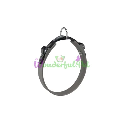 Эластичный ошейник с системой микро регулировки Ferplast Ergoflex C22 42 Grey для собак